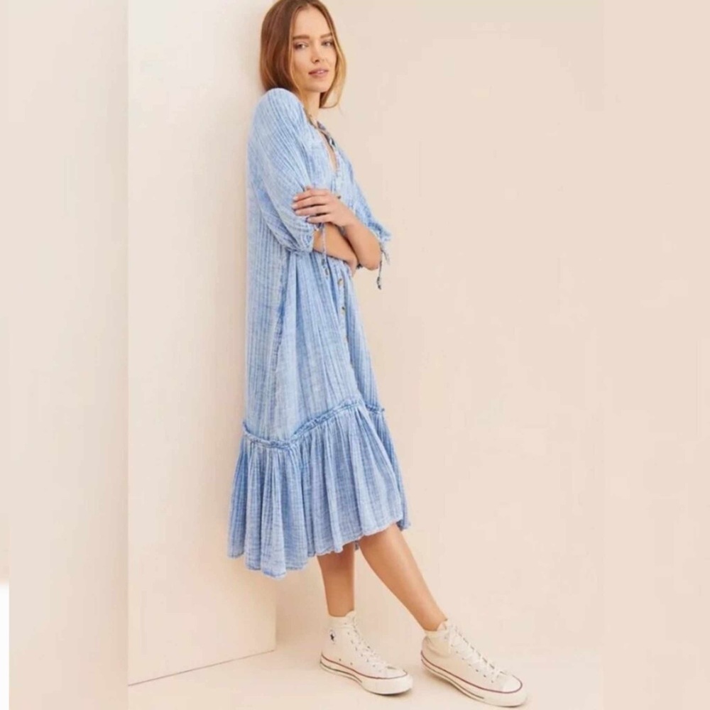 Free People Maya Shirt Dress Size XS - Picture 4 of 7